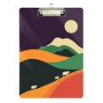 thumbnail image 1 of FORMRS Acrylic Clipboard with Low Profile Clip Standard A4 Letter Size, 12.5" x 9", Purple Mountain, 1 of 8