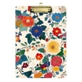 thumbnail image 1 of FORMRS Acrylic Clipboard with Low Profile Clip Standard A4 Letter Size, 12.5" x 9", Red Japanese Floral Pattern, 1 of 8
