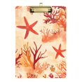thumbnail image 1 of FORMRS Acrylic Clipboard with Low Profile Clip Standard A4 Letter Size, 12.5" x 9", Red Starfish, 1 of 8