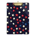 thumbnail image 1 of FORMRS Acrylic Clipboard with Low Profile Clip Standard A4 Letter Size, 12.5" x 9", Red Starry Pattern, 1 of 8