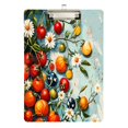 thumbnail image 1 of FORMRS Acrylic Clipboard with Low Profile Clip Standard A4 Letter Size, 12.5" x 9", Red Tomatoes, 1 of 8