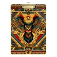 thumbnail image 1 of FORMRS Acrylic Clipboard with Low Profile Clip Standard A4 Letter Size, 12.5" x 9", Retro Abstract Eagle, 1 of 8