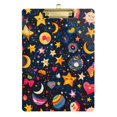 thumbnail image 1 of FORMRS Acrylic Clipboard with Low Profile Clip Standard A4 Letter Size, 12.5" x 9", Small Space Pattern, 1 of 8