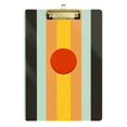 thumbnail image 1 of FORMRS Acrylic Clipboard with Low Profile Clip Standard A4 Letter Size, 12.5" x 9", Stripes and Circle, 1 of 8