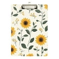 thumbnail image 1 of FORMRS Acrylic Clipboard with Low Profile Clip Standard A4 Letter Size, 12.5" x 9", Sunflower Pattern, 1 of 8