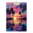 thumbnail image 1 of FORMRS Acrylic Clipboard with Low Profile Clip Standard A4 Letter Size, 12.5" x 9", Sunset Landscape, 1 of 8
