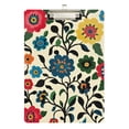 thumbnail image 1 of FORMRS Acrylic Clipboard with Low Profile Clip Standard A4 Letter Size, 12.5" x 9", Vibrant Floral, 1 of 8