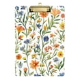 thumbnail image 1 of FORMRS Acrylic Clipboard with Low Profile Clip Standard A4 Letter Size, 12.5" x 9", Watercolor Wildflowers Pattern, 1 of 8