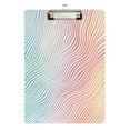 thumbnail image 1 of FORMRS Acrylic Clipboard with Low Profile Clip Standard A4 Letter Size, 12.5" x 9", Wavy Striped, 1 of 8