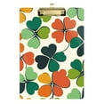 thumbnail image 1 of FORMRS Acrylic Clipboard with Low Profile Clip Standard A4 Letter Size, 12.5" x 9", White Clover Pattern, 1 of 8