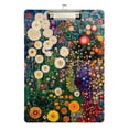 thumbnail image 1 of FORMRS Acrylic Clipboard with Low Profile Clip Standard A4 Letter Size, 12.5" x 9", White Floral Garden, 1 of 8
