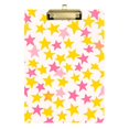 thumbnail image 1 of FORMRS Acrylic Clipboard with Low Profile Clip Standard A4 Letter Size, 12.5" x 9", White Stars Pattern, 1 of 8