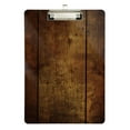 thumbnail image 1 of FORMRS Acrylic Clipboard with Low Profile Clip Standard A4 Letter Size, 12.5" x 9", Wood Grain, 1 of 8