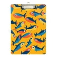 thumbnail image 1 of FORMRS Acrylic Clipboard with Low Profile Clip Standard A4 Letter Size, 12.5" x 9", Yellow Sardines Pattern, 1 of 8