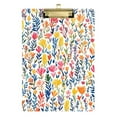 thumbnail image 1 of FORMRS Acrylic Clipboard with Low Profile Clip Standard A4 Letter Size, 12.5" x 9", Yellow Wildflower Pattern, 1 of 8