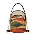 thumbnail image 1 of FORMRS Crossbody Bag for Women Quilted Travel Shoulder Cell Phone Purse with Chain Strap Handbag, Abstract Desert Pattern, 1 of 7