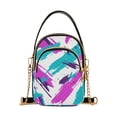 thumbnail image 1 of FORMRS Crossbody Bag for Women Quilted Travel Shoulder Cell Phone Purse with Chain Strap Handbag, Abstract Drawing, 1 of 7