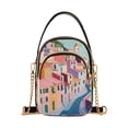 thumbnail image 1 of FORMRS Crossbody Bag for Women Quilted Travel Shoulder Cell Phone Purse with Chain Strap Handbag, Abstract Painting, 1 of 7