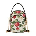 thumbnail image 1 of FORMRS Crossbody Bag for Women Quilted Travel Shoulder Cell Phone Purse with Chain Strap Handbag, Apple Leaves Pattern, 1 of 7