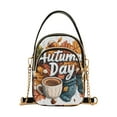 thumbnail image 1 of FORMRS Crossbody Bag for Women Quilted Travel Shoulder Cell Phone Purse with Chain Strap Handbag, Autumn Day Pattern, 1 of 7