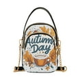 thumbnail image 1 of FORMRS Crossbody Bag for Women Quilted Travel Shoulder Cell Phone Purse with Chain Strap Handbag, Autumn Day with Cocoa Pattern, 1 of 7
