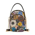 thumbnail image 1 of FORMRS Crossbody Bag for Women Shoulder Cell Phone Purse with Zipper, Beige Flowers, 1 of 7