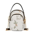 thumbnail image 1 of FORMRS Crossbody Bag for Women Quilted Travel Shoulder Cell Phone Purse with Chain Strap Handbag, Beige Rabbits and Carrots, 1 of 7