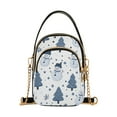 thumbnail image 1 of FORMRS Crossbody Bag for Women Shoulder Cell Phone Purse with Zipper, Blue Cute Snowmen, 1 of 7