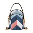 thumbnail image 1 of FORMRS Crossbody Bag for Women Shoulder Cell Phone Purse with Zipper, Blue Geometric, 1 of 7