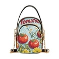 thumbnail image 1 of FORMRS Crossbody Bag for Women Quilted Travel Shoulder Cell Phone Purse with Chain Strap Handbag, Blue Tomatoes, 1 of 7