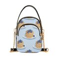 thumbnail image 1 of FORMRS Crossbody Bag for Women Quilted Travel Shoulder Cell Phone Purse with Chain Strap Handbag, Blueberry Pancake Pattern, 1 of 7