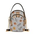 thumbnail image 1 of FORMRS Crossbody Bag for Women Quilted Travel Shoulder Cell Phone Purse with Chain Strap Handbag, Brown Cartoon Bears, 1 of 7