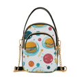 thumbnail image 1 of FORMRS Crossbody Bag for Women Quilted Travel Shoulder Cell Phone Purse with Chain Strap Handbag, Bubbles Hamburger, 1 of 7