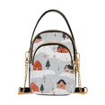 thumbnail image 1 of FORMRS Crossbody Bag for Women Quilted Travel Shoulder Cell Phone Purse with Chain Strap Handbag, Cartoon Red Houses, 1 of 7