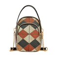 thumbnail image 1 of FORMRS Crossbody Bag for Women Quilted Travel Shoulder Cell Phone Purse with Chain Strap Handbag, Checkered Pattern, 1 of 7