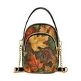 thumbnail image 1 of FORMRS Crossbody Bag for Women Quilted Travel Shoulder Cell Phone Purse with Chain Strap Handbag, Colorful Autumn Leaves, 1 of 7