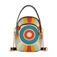 thumbnail image 1 of FORMRS Crossbody Bag for Women Quilted Travel Shoulder Cell Phone Purse with Chain Strap Handbag, Colorful Circles, 1 of 7