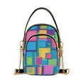 thumbnail image 1 of FORMRS Crossbody Bag for Women Shoulder Cell Phone Purse with Zipper, Colorful Geometric Pattern, 1 of 7