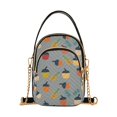 thumbnail image 1 of FORMRS Crossbody Bag for Women Quilted Travel Shoulder Cell Phone Purse with Chain Strap Handbag, Cute Acorns Pattern, 1 of 7