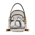 thumbnail image 1 of FORMRS Crossbody Bag for Women Quilted Travel Shoulder Cell Phone Purse with Chain Strap Handbag, Cute Puffin, 1 of 7