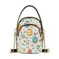 thumbnail image 1 of FORMRS Crossbody Bag for Women Shoulder Cell Phone Purse with Zipper, Floral Easter Eggs, 1 of 7