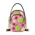 thumbnail image 1 of FORMRS Crossbody Bag for Women Quilted Travel Shoulder Cell Phone Purse with Chain Strap Handbag, Floral Raspberries, 1 of 7