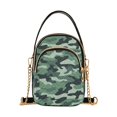 thumbnail image 1 of FORMRS Crossbody Bag for Women Quilted Travel Shoulder Cell Phone Purse with Chain Strap Handbag, Forest Camouflage Pattern, 1 of 7