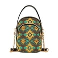 thumbnail image 1 of FORMRS Crossbody Bag for Women Quilted Travel Shoulder Cell Phone Purse with Chain Strap Handbag, Geometric Patterns, 1 of 7