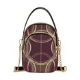 thumbnail image 1 of FORMRS Crossbody Bag for Women Quilted Travel Shoulder Cell Phone Purse with Chain Strap Handbag, Gold Abstract Pattern, 1 of 7
