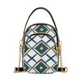 thumbnail image 1 of FORMRS Crossbody Bag for Women Quilted Travel Shoulder Cell Phone Purse with Chain Strap Handbag, Gold Geometric Pattern, 1 of 7
