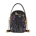 thumbnail image 1 of FORMRS Crossbody Bag for Women Quilted Travel Shoulder Cell Phone Purse with Chain Strap Handbag, Gothic Floral Print, 1 of 7