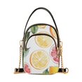 thumbnail image 1 of FORMRS Crossbody Bag for Women Quilted Travel Shoulder Cell Phone Purse with Chain Strap Handbag, Grapefruit Slices, 1 of 7