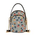 thumbnail image 1 of FORMRS Crossbody Bag for Women Quilted Travel Shoulder Cell Phone Purse with Chain Strap Handbag, Gray Acorns Pattern, 1 of 7