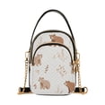 thumbnail image 1 of FORMRS Crossbody Bag for Women Quilted Travel Shoulder Cell Phone Purse with Chain Strap Handbag, Gray Bears, 1 of 7